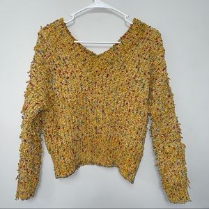 Snails & Cinnamon Pulled Knit Sweater